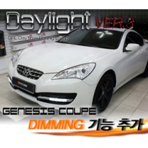 Дневные ходовые огни LED Ver.3 (с приглушением) - Hyundai Genesis Coupe (INCOBB)