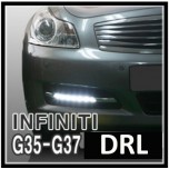 [MOTORSPY] Infiniti G35 / G37 - Power LED Daytime Running Lights (DRL) Set