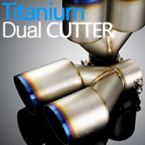 [JUN,B.L] Titanium Dual Cut Muffler Cutter 89.1 pi (JBL5T-D009)