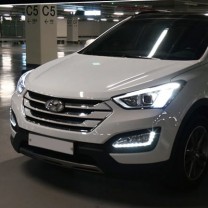 [GREENTECH] Hyundai Santa Fe DM - LED Fog Lamps and DRL 2WAY (EURO STYLE) with Dimming Module