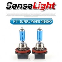 Галогеновые лампы H11 Super White 4200K  (SENSE LIGHT)