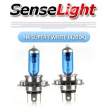 [SENSE LIGHT] H4 Super White (4200K) Halogen Lamps