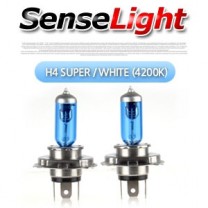 Галогеновые лампы H4 Super White 4200K (SENSE LIGHT)