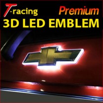 Эмблема Chevrolet с LED подсветкой 3D - Chevrolet Cruze / Spark (RACETECH)