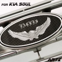 [ARTX] KIA New Soul - Eagles Carbon Look Tuning Emblem Set