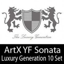 [ARTX] Hyundai YF Sonata - Luxury Generation Emblem and Sticker 10 Type Set B