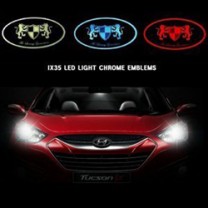 [ARTX] Hyundai Tucson iX - Chrome Luxury Generation LED Emblem Set