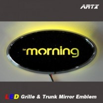 [ARTX] KIA New Morning / All New Morning - LED Mirror Tuning Emblem Set No.81