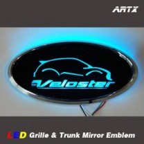 [ARTX] Hyundai Veloster - LED Mirror Tuning Emblem Set No.85
