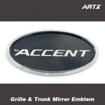 [ARTX] Hyundai New Accent - Mirror Tuning Emblem Set No.86
