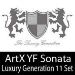 [ARTX] Hyundai YF Sonata - Luxury Generation Emblem, Sticker an Grill 11 Type Set A
