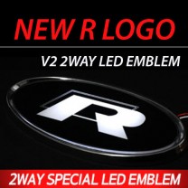 [SENSE LIGHT] KIA  - LED 2Way New R-Logo Emblem Ver.2