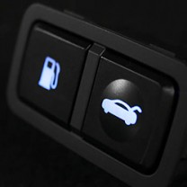 Кнопки открытия багажника и лючка бензобака LED - Hyundai YF Sonata (MOBIS)