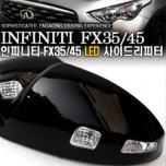 [GREENTECH] INFINITI FX35 & FX45 - LED Side Mirror Cover with Repeaters