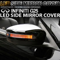 [GREENTECH] Infiniti G25 - LED Side Mirror Cover with Repeaters