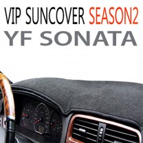 Коврик на приборную панель SEASON 2 (Black) - Hyundai YF Sonata (VIP)