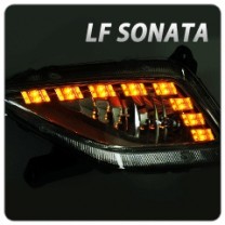 LED-модули ДХО в ПТФ - Hyundai LF Sonata (XLOOK)