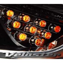 [EXLED] Hyundai Veloster - Front Turn Signal 2-Way LED Module (SH-Block Clear Type )