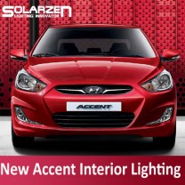 [SOLARZEN] Hyundai New Accent - LED Interior Lighting Modules Set