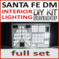 [GOGOCAR] Hyundai Santa Fe DM (Sunroof Ver.) - Premium LED Interior Light Module Set