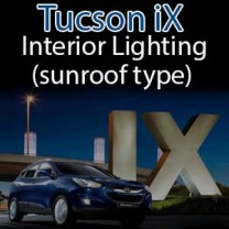 [GOGOCAR] Hyundai Tucson ix - Premium LED Interior Light Module Set (Sunroof)