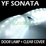 LED-модули подсветки дверей (БЕЛЫЕ) - Hyundai YF Sonata (LEDIST)