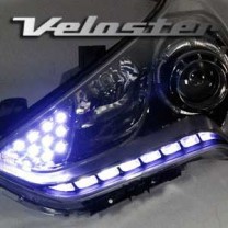 LED-модули ресничек фар 2-Way - Hyundai Veloster Turbo (EXLED)