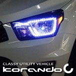 LED-модули ресничек фар (2-Way) - SSangYong Korando Sports (EXLED)