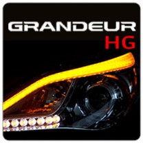 LED-модули ресничек фар - Hyundai Grandeur HG (XLOOK)
