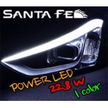 LED-модули ресничек фар Power LED Upgrade (1-Way) Ver.2 - Hyundai Santa Fe DM (EXLED)