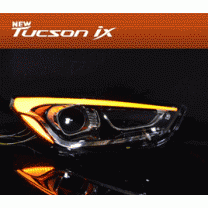LED-модули ресничек фар Upgrade (2-Way) - Hyundai New Tucson iX (EXLED)