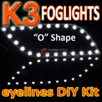 [GOGOCAR] KIA K3 - LED Foglights D-Block Eyeline DIY Kit (O-shape)