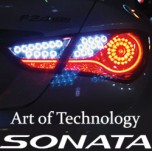 [EXLED] Hyundai YF Sonata - Tail Lamp 2Way LED Modules (JN Chrome Cap) DIY Kit 