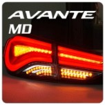 [XLOOK] Hyundai The New Avante MD - Rear Turn Signal Modules Set (XView II)