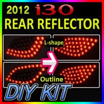 [GOGOCAR] Hyundai New i30 - Rear Bumper LED Reflector DIY Kit