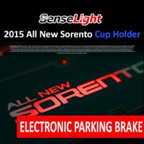 [SENSELIGHT] KIA All New Sorento UM​ - LED Cup Holder & Console Plate Full Set (EPB)