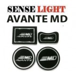 LED-подсветка подстаканников - Hyundai Avante MD (SENSELIGHT)
