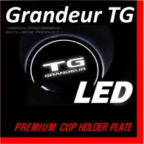 [DXSOAUTO] Hyundai Grandeur TG- LED Cup Holder & Console Plate