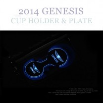 [CHANGE UP] Hyundai New Genesis DH  - LED Cup Holder Plate Set