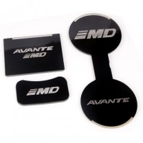 [7X] Hyundai The New Avante MD - LED Cup Holder & Console Interior Luxury Plates Set
