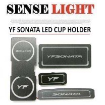 [SENSELIGHT] Hyundai YF Sonata - LED Cup Holder & Console Plate Full Set