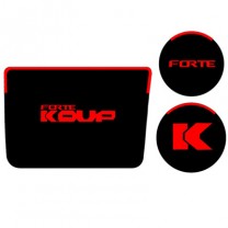 [7X] KIA Forte Koup - LED Cup Holder & Console Interior Luxury Plates Set