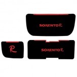 [7X] KIA New Sorento R - LED Cup Holder & Console Interior Luxury Plates Set