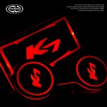 [CHANGE UP] KIA K7 (New)  - LED Cup Holder & Console Plate