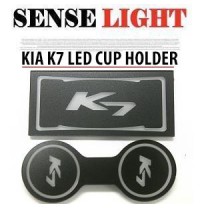 [SENSELIGHT] KIA K7 - LED Cup Holder & Console Plate Full Set