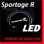 [DXSOAUTO] KIA Sportage R - LED Cup Holder & Console Plate Set