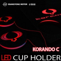 LED-подсветка подстаканников - SsangYong Korando C (SSANGYONG)