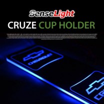 [SENSELIGHT] Chevrolet Cruze - LED Cup Holder Plates Set V.2