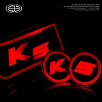 [CHANGE UP] KIA The New K5 - LED Cup Holder & Console Plate Set (Version Up)