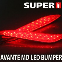 [SUPER I] Hyundai Avante MD - LED Rear Bumper Reflector Ver.2